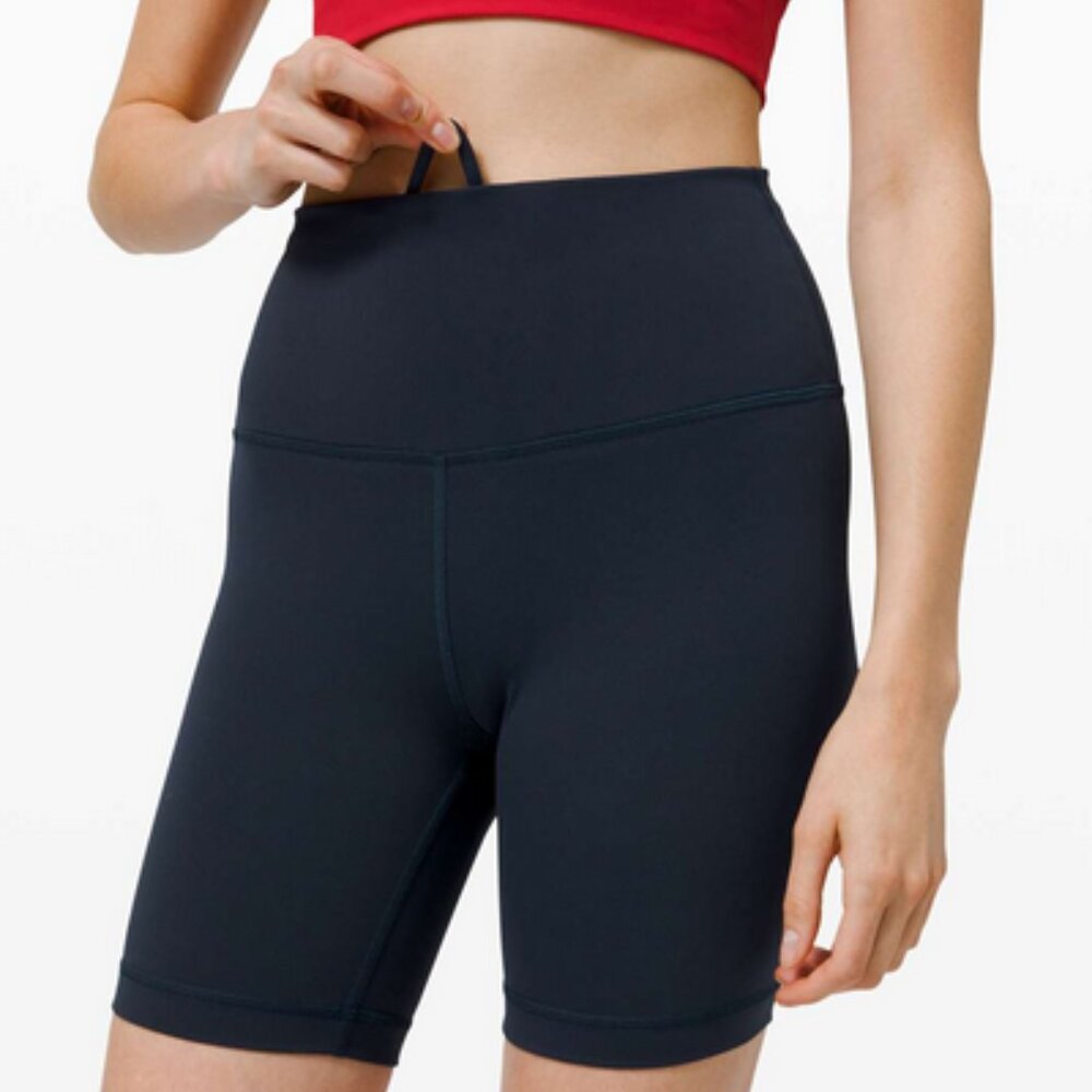 Lululemon Wunder Train High-Rise Short 6" True Navy Size 10
